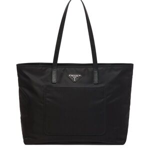 Prada Classic Black Nylon Tote